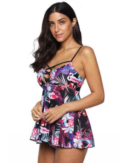

sports fat plus skirt split cardigan one piece lotus leaf candy big plus large swimsuit flexible stylish bikinis sets ladies