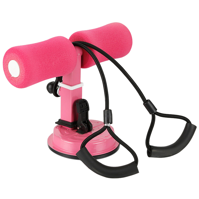 

Hot AD-Sit Ups Assistant Device Healthy Abdomen Lose Weight Gym Workout Exercise Body Building Home Fitness Sucker Holder Equipm, Pink