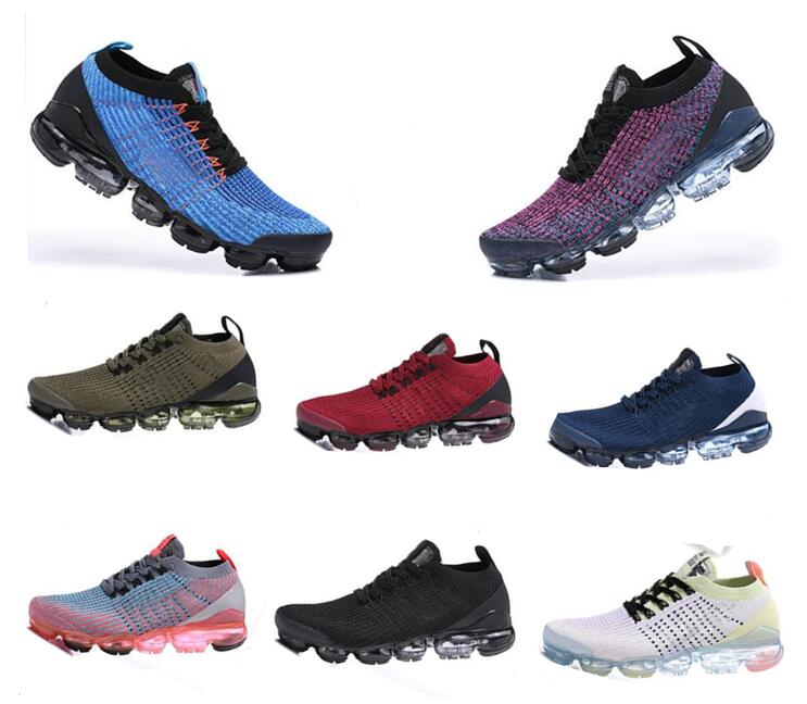 

2020 2018 Chaussures Moc 2 Laceless 2.0 Running Shoes Triple Black Designer Mens Women Sneakers Fly White knit cushion Trainers Zapatos36-45, 13