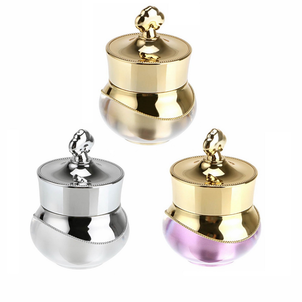 

5G Crown Shape Jars Pot Refillable Crystal Acrylic Bottles Empty Bottles Makeup Container Travel Container for Eye Shadow 5 Gram(0.17 oz)