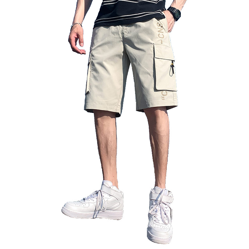 

Men's Sports Casual Pants Summer Fashionable Loose Pants Breathable Cotton Tooling Sport Running Shorts