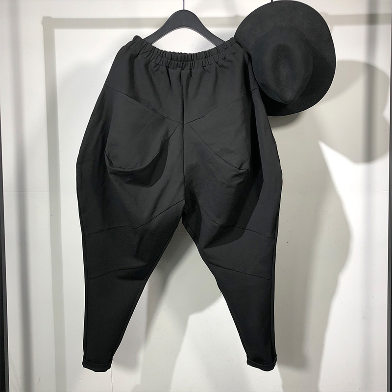 

Owen Seak Men Casual Pencil Pants High Street Wear Ankle Length Pants Men Japanese Sweatpants Hip Hop Autumn Harem Black