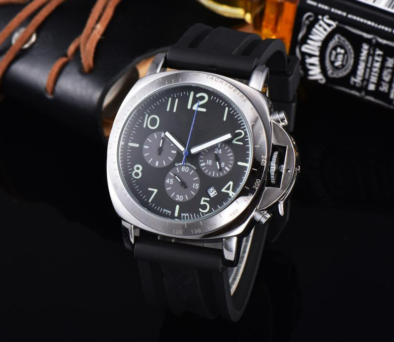 

2020 Fashion Watches Brand Luxury Watch Top Men Golden Business Masculin Wristwatch Casual Quartz PANERA Male Relogio X Ijefk, Slivery;brown