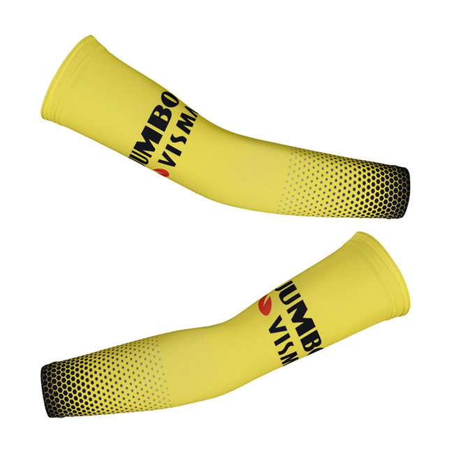 

2019 JUMBO VISMA PRO TEAM YELLOW CYCLING ARM WARMER BICYCLE OVERSLEEVES SIZE:S-XXL