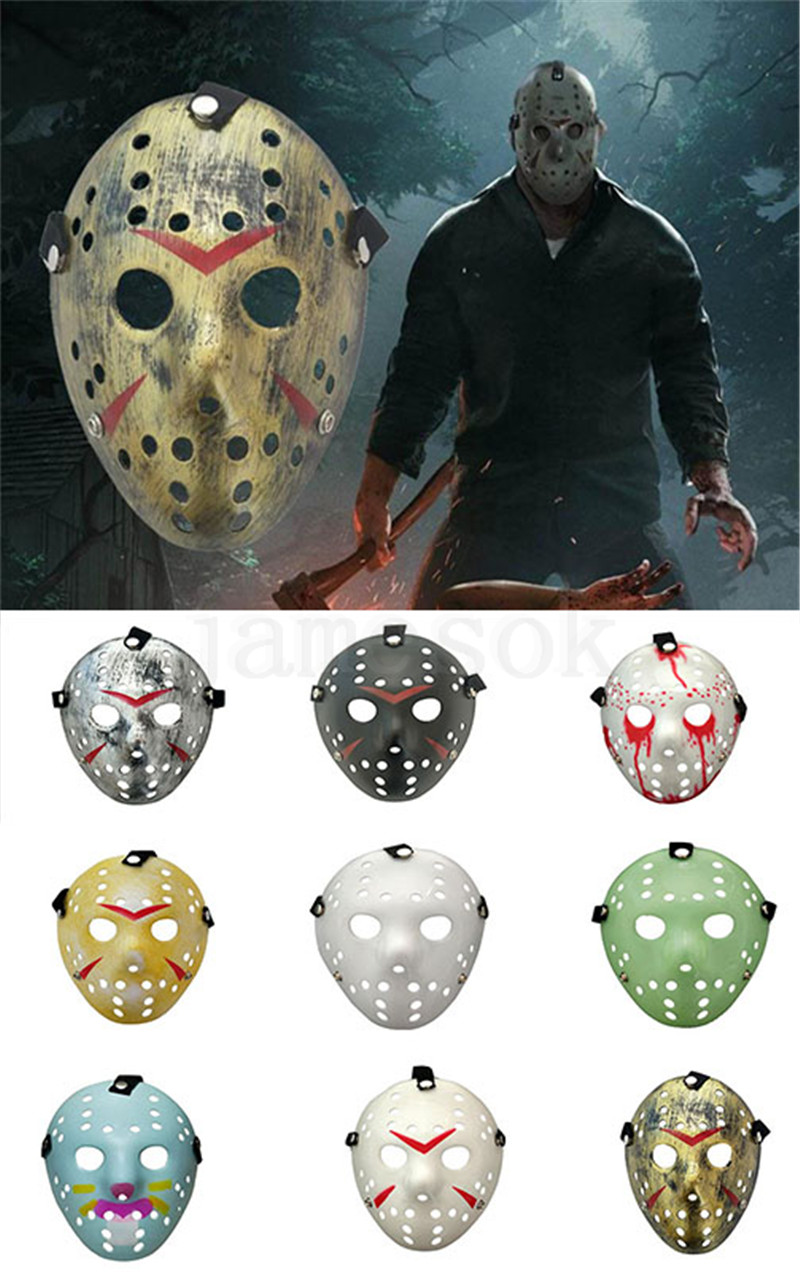 

13th black Friday the same masks freddy vs Jason Halloween fun scary mask Jason mask Halloween mask DA136