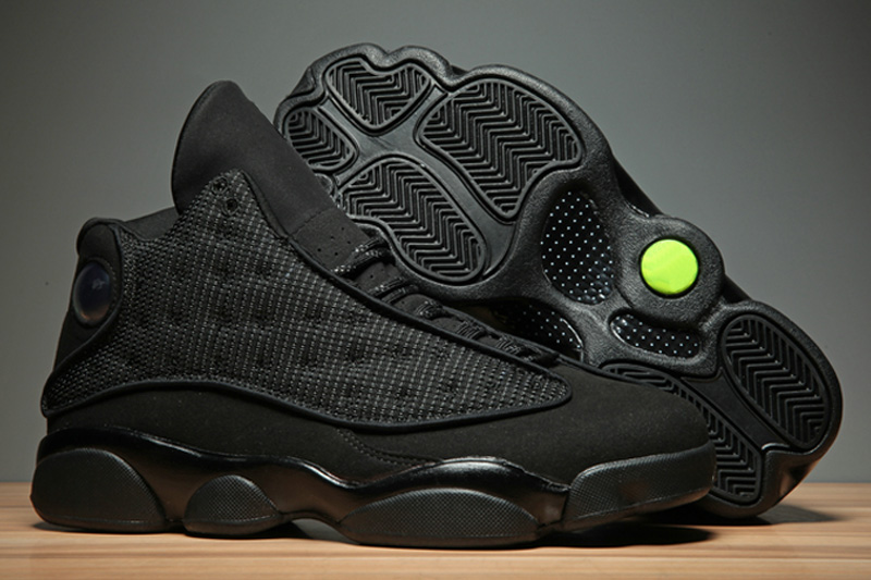 

Wholesale NEW 13 XIII OG Black Cat All Black 13s Men Women Kids Basketball Shoes Sports Trainers Sneakers High Quality, As photo 6