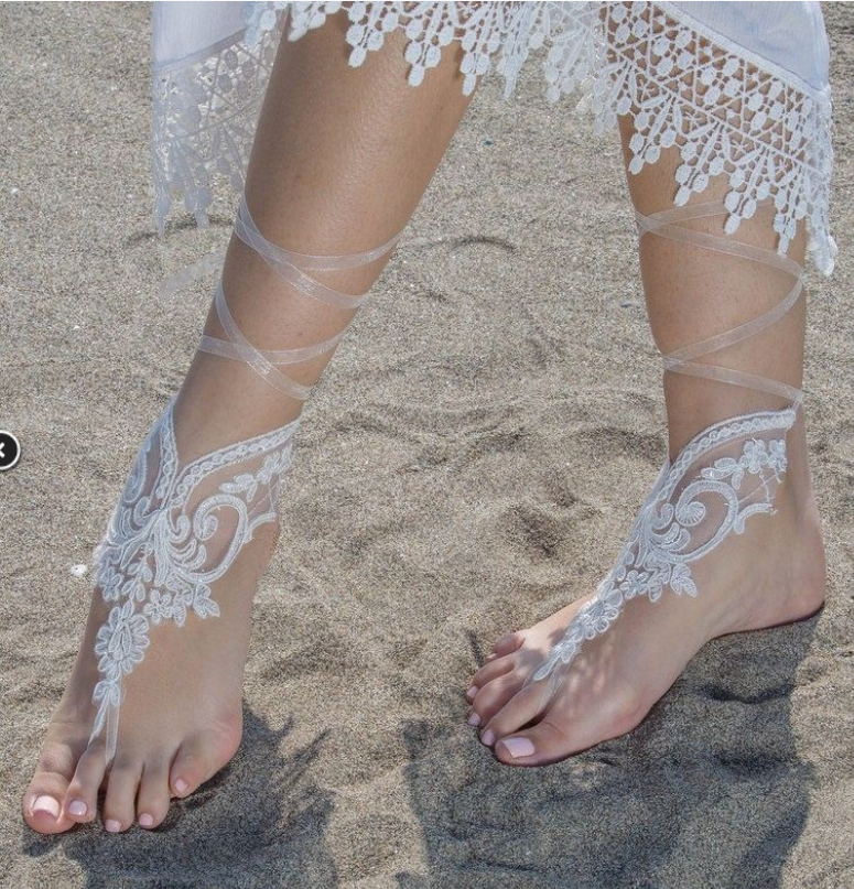 barefoot wedding shoes