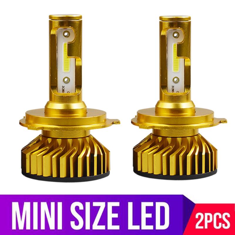

Muxall Mini Led Canbus H4 Turbo Car Auto Headlight Bulb Lamp H11 Led H1 HB4 HB3 H7 H8 H3 Fog Head Light 4300K 6000K 8000K 12000