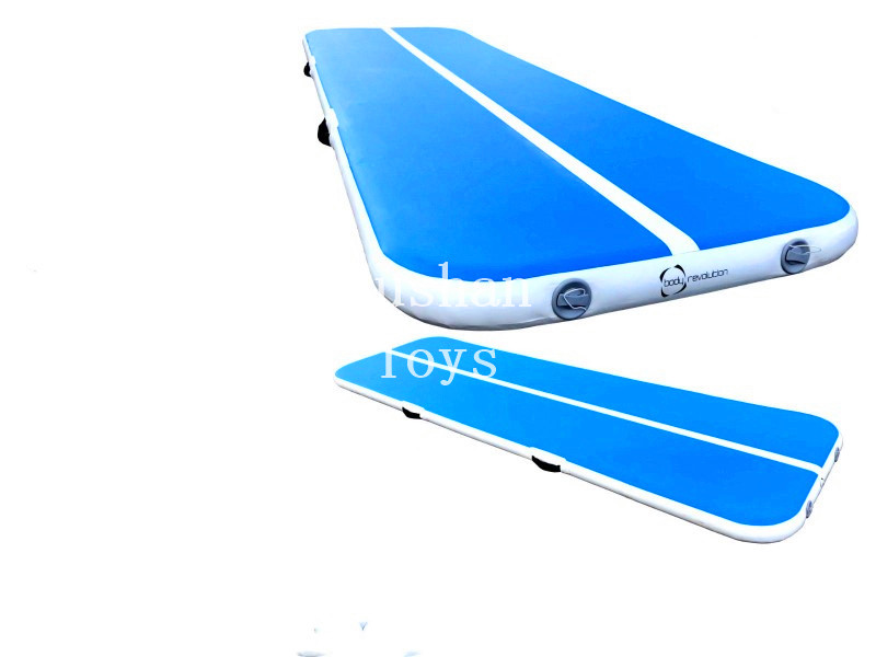 

5*1*0.2m blue air track inflatable tumble track trampoline air track gymnastics inflatable air mat