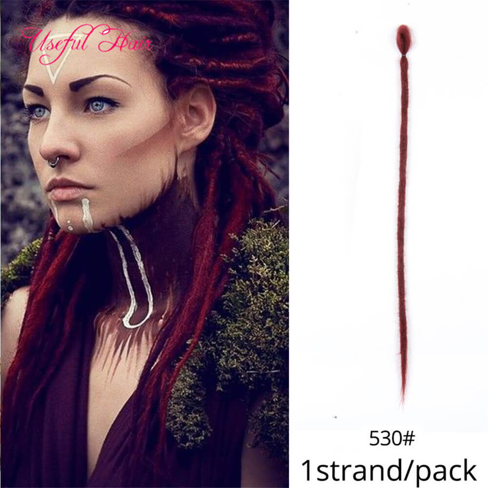 

Synthetic Handmade Dreadlocks Hair Dreads Extensions Hair Extension Braiding Hair Ombre Soft Dread Locs Crochet Braid Braided Synthetic, #2