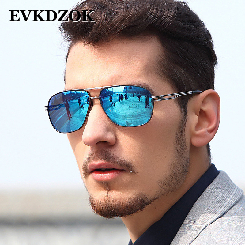 lentes azules hombre