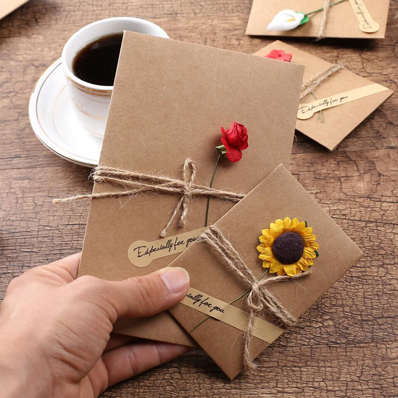 

Handmade Creative Birthday Retro Greeting Card