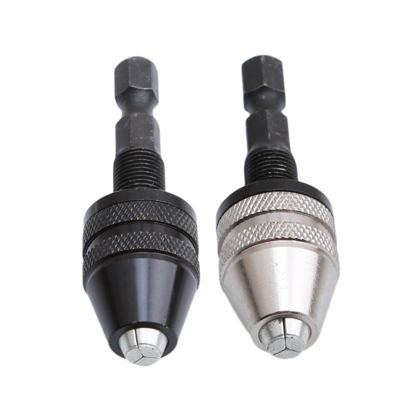 

Hex Drill Bits Adapter Keyless Shaft Chuck Clamp 0.3-3.6 mm Electric Motor Shaft Mini Chuck Fixture Hex Shank Drill