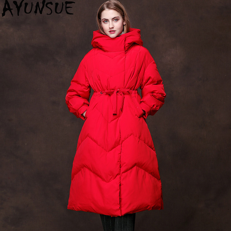 warmest down parka women's