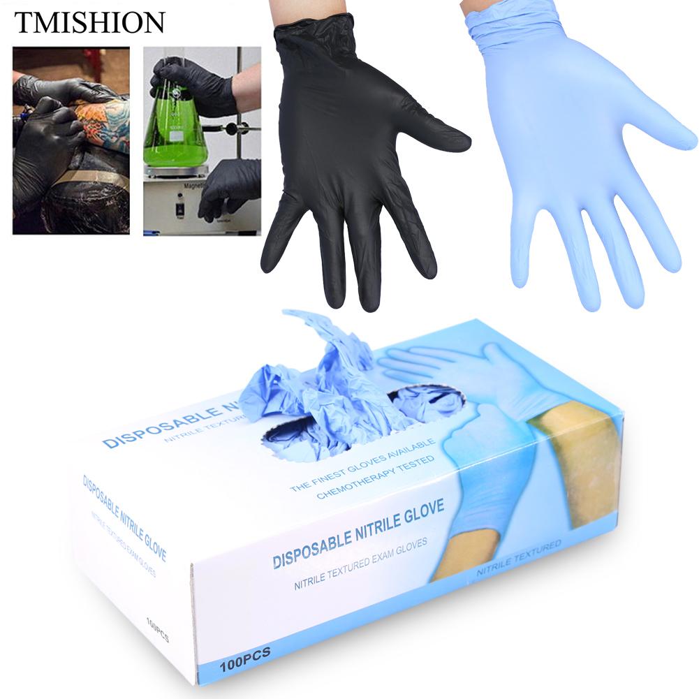 100 pezzi/scatola 50 articoli con la punta delle dita S Guanti monouso Guanti Nitrile Exam Guanti non tossici per uso medico con la punta delle dita cibo universale cucina per la casa 100 pezzi/scatola 50 articoli con la punta delle dita S Guanti monouso Guanti Nitrile Exam Guanti non tossici per uso medico con la punta delle dita cibo universale cucina per la casa