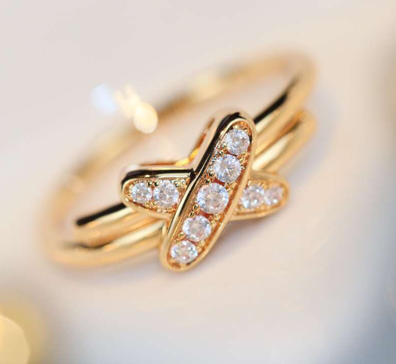 Luxury quality S925 Sterling silver punk ring with diamond charm jewelry gift christmas day PS2041