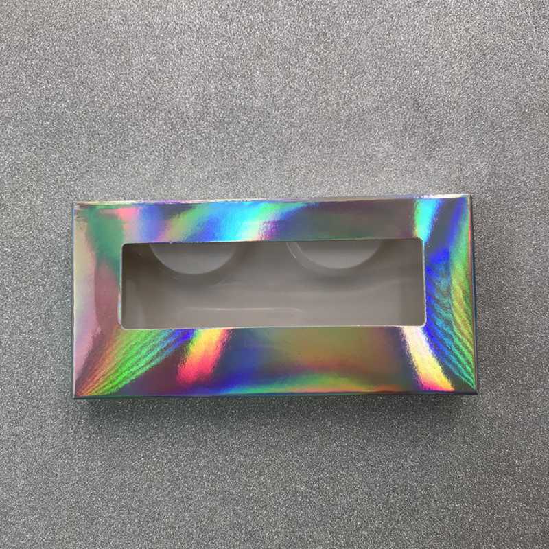 

2020 New Arrival Holographic Lashes Box 20/50/100/200 Pcs Soft Paper Eyelashes Packaging for False Eyelashes Private Lable
