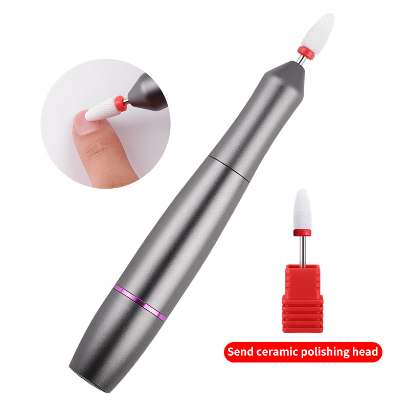 

Professional 15000 RPM Pen Nail Drill Machine Portable Electric Nail Drill File Manicure Pedicure Gel Milling Cutters Kits Tools