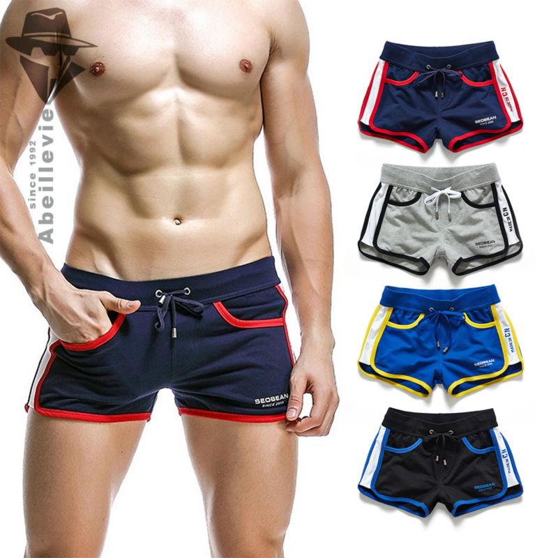 

New Fashion Cotton Casual Men Shorts Summer Trunk Comfort Homewear Loung Shorts Soft Leisure Men Jogger Short Beautiful, White;black