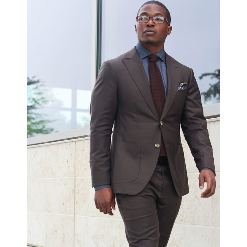 

New Arrival Mens Dark Brown 2 Pieces Men Suits for Business Slim Fit Groom Blazer Dress Tuxedo Mens Suits with Pants Jacket, Black