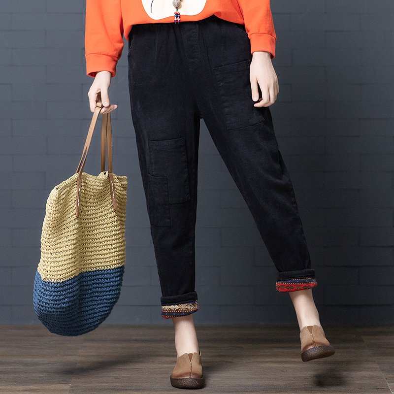 

Jet Black White Black Feer Patch Do Old Water To Wash Jeans Are Female Bk4229