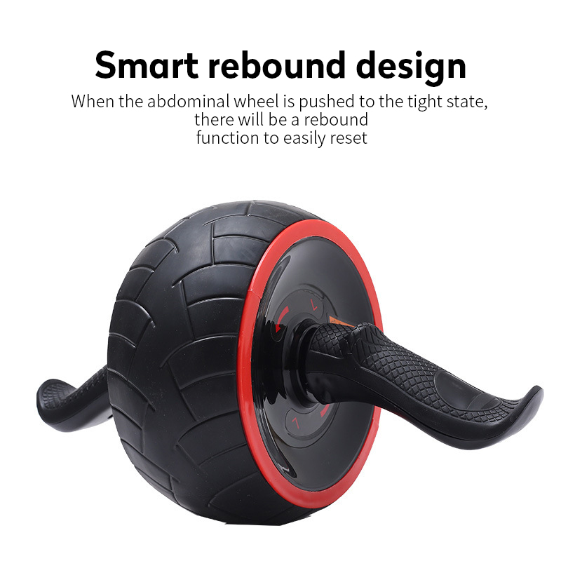 

Abdominal Roller Exercise Rebound Wheel Fitness Workout Equipment Ab Roller For Arms Back Belly ABS Trainer Body Shape Training, As the picture shows