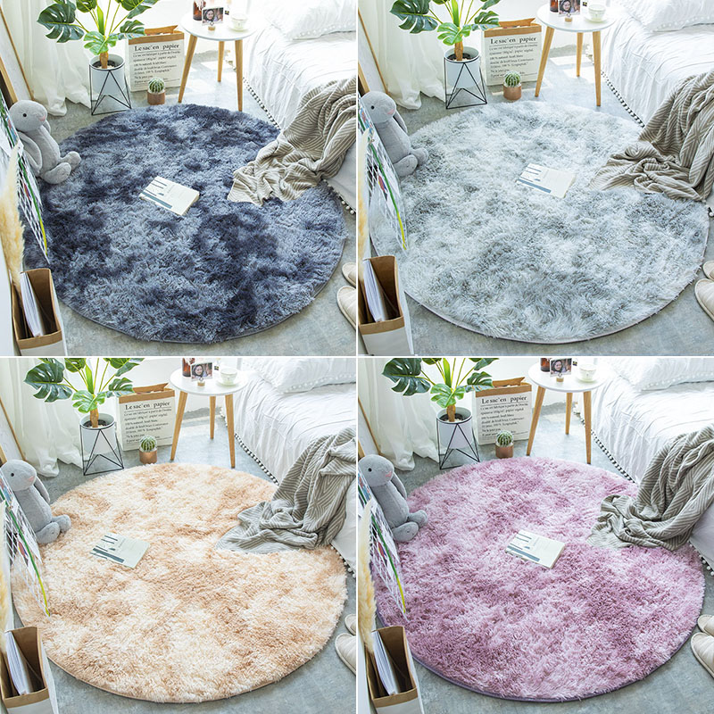 

Fluffy Mat Shaggy Living Room Carpet Carpet Living Room Rugs Large Rugs for Children Rooms Rug Round Rug