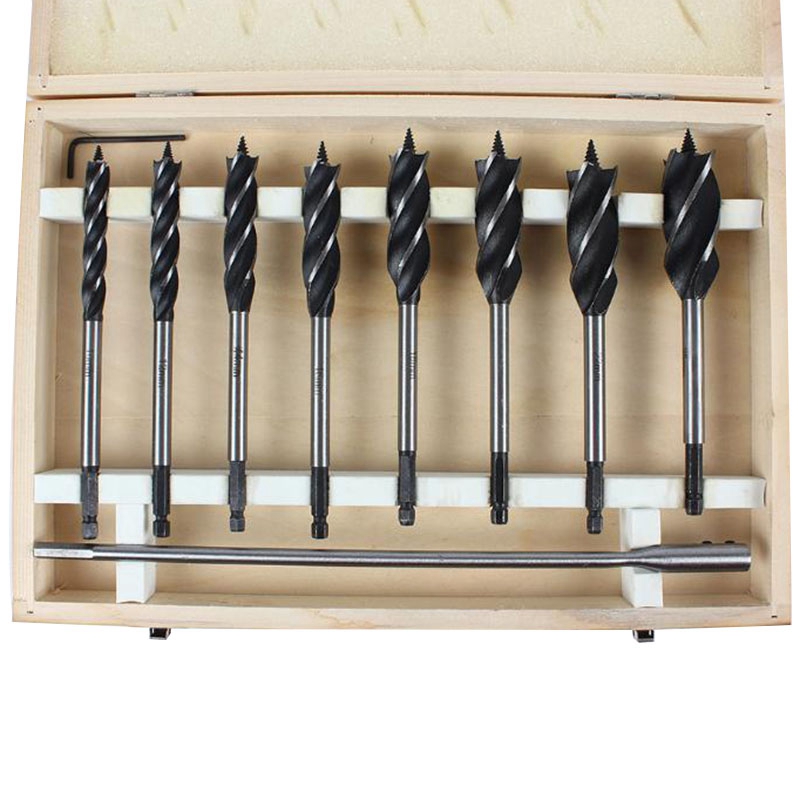 6mm-25mm Auger Wood Drill Bit Hex Shank Extra Long 230mm-460mm Joiner Fast Cut