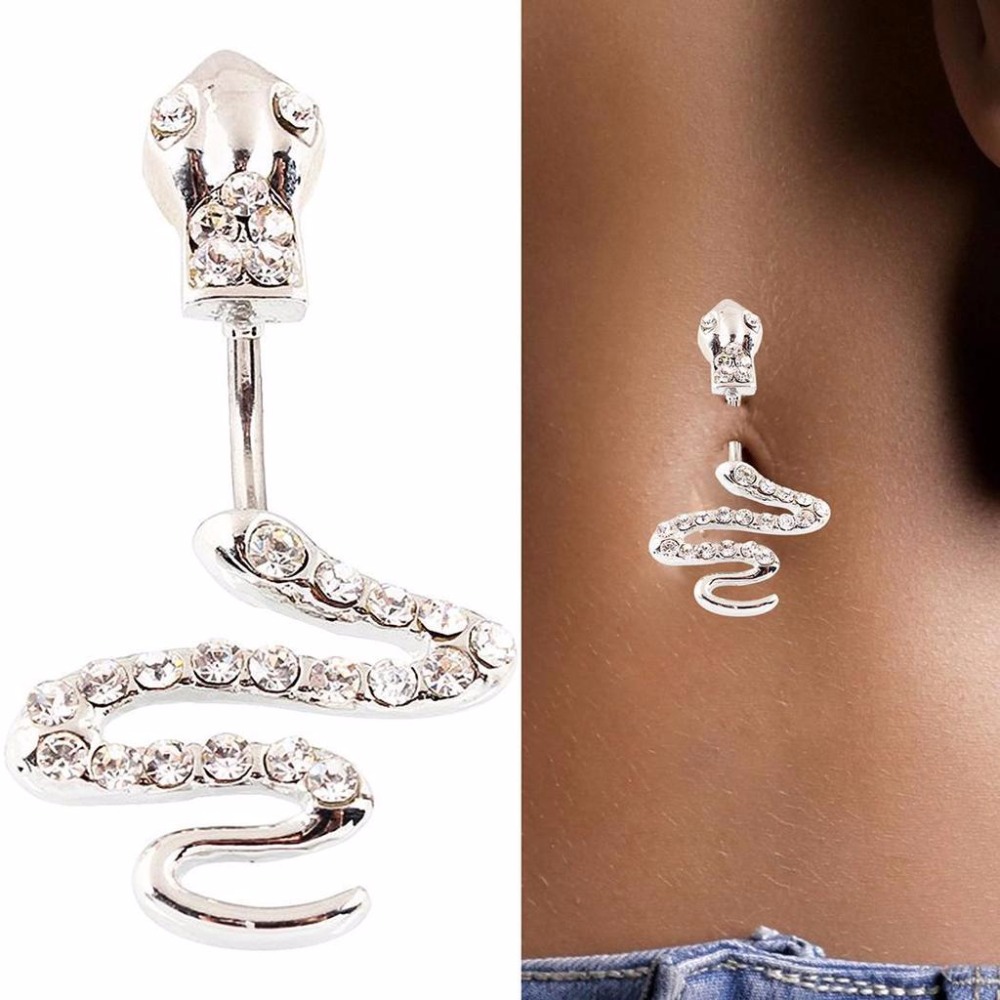 Reverse barriga piercing ombligo ombligo piercing el lagarto Lagarto rosa