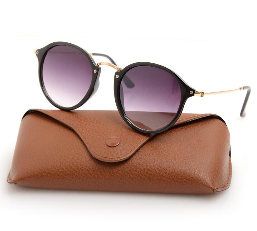 

New Style 2447 Sun glasses ray Womans Sunglasses resin Lens Fashion Mans Brand Designer sunglasses Unisex glasses with Brown cases and box
