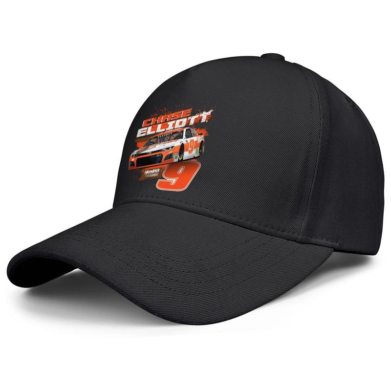 

Fashion Chase Elliott 2019 NASCAR Contender Driver 9 Unisex Baseball Cap Custom Stylish Trucke Hats Patriotic USA 2-Spot MTN Dew It's A, Blue;gray