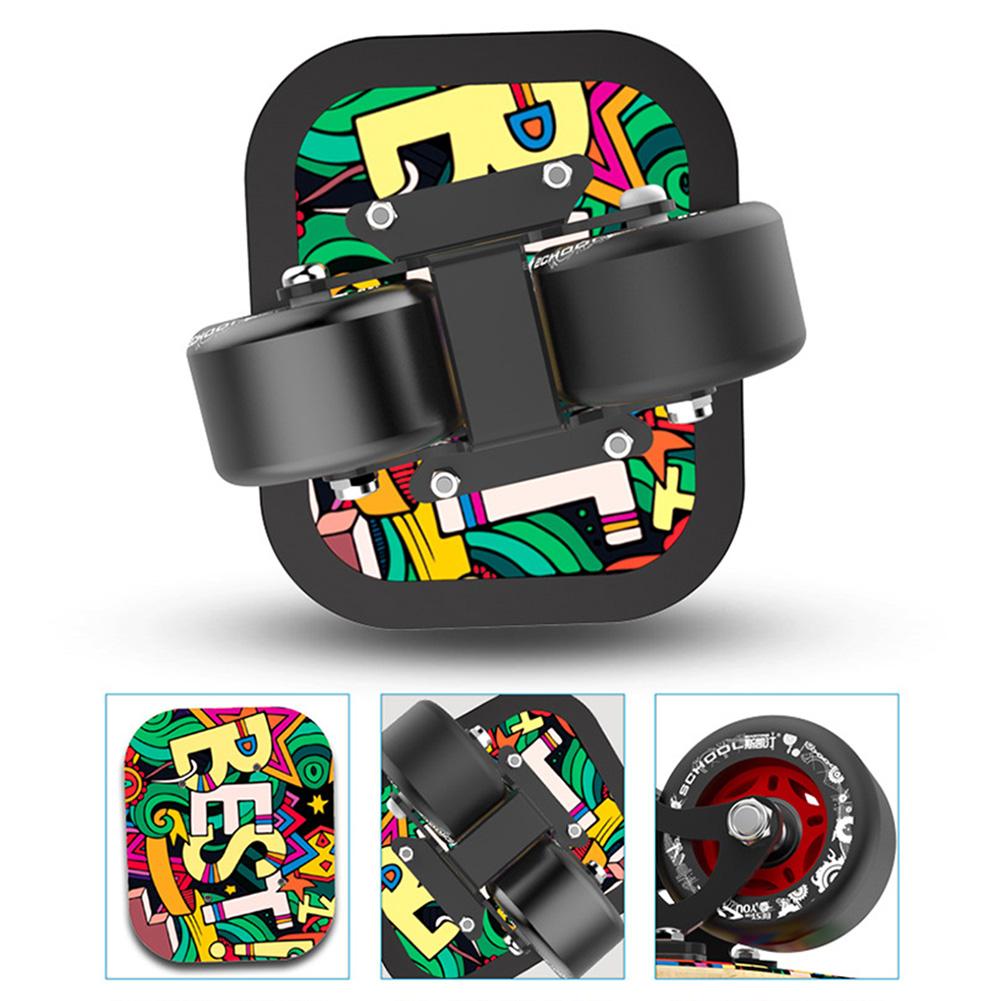 

1 Pair Skate Board Drift Board for Roller Road Drift Plate Anti-skid Skateboard Sports Maple Pedal PU Wheels 4 Styles, Multi