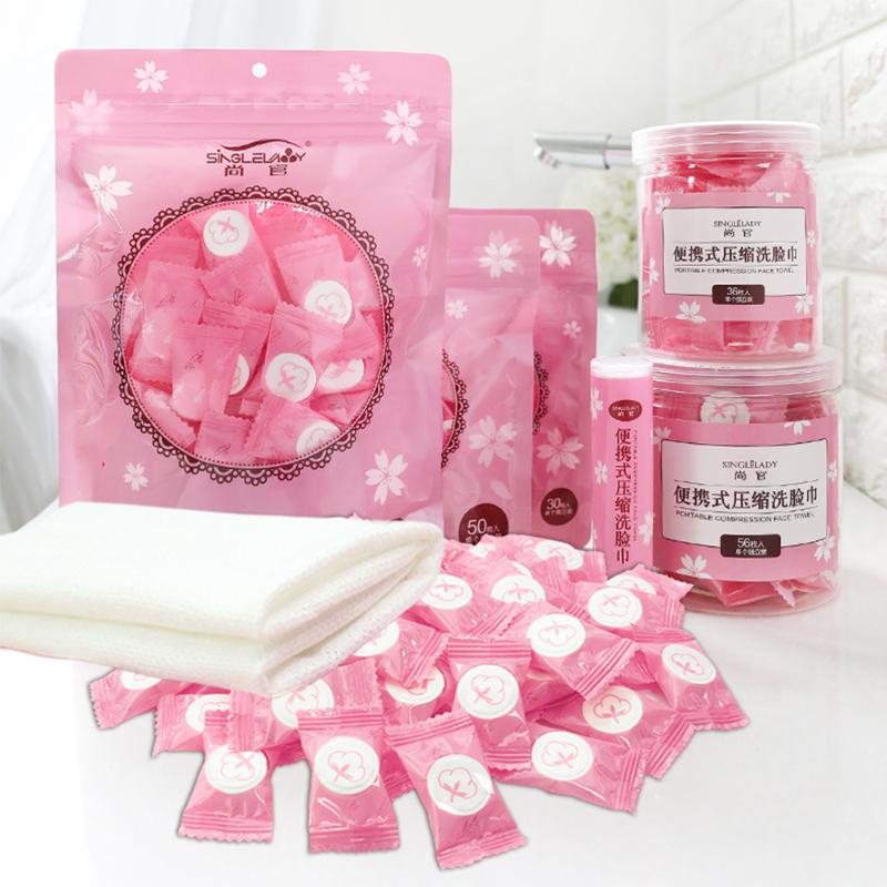 

New Disposable Pure Cotton Compressed Portable Travel Face Towel Water Wet Wipe Washcloth Napkin Outdoor Moistened Tissues