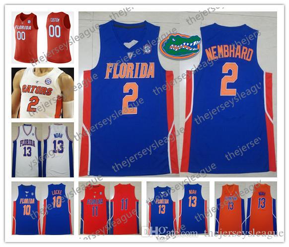 

Florida Gators 2019 Custom Any Name Number Blue Orange White Retro #2 Andrew Nembhard 5 Omar Payne Horford NCAA Basketball Jersey, Black