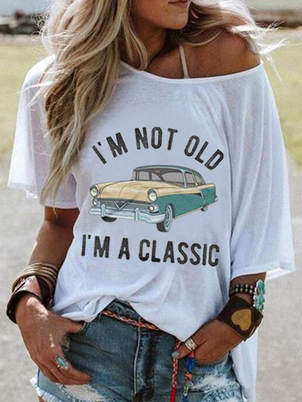 

Womens Printed T Shirts Fashion New Arrival Womens Half Sleeves T Shirt Summer Casual Sexy Shirts Tops Women Clothing Size -3XL, White