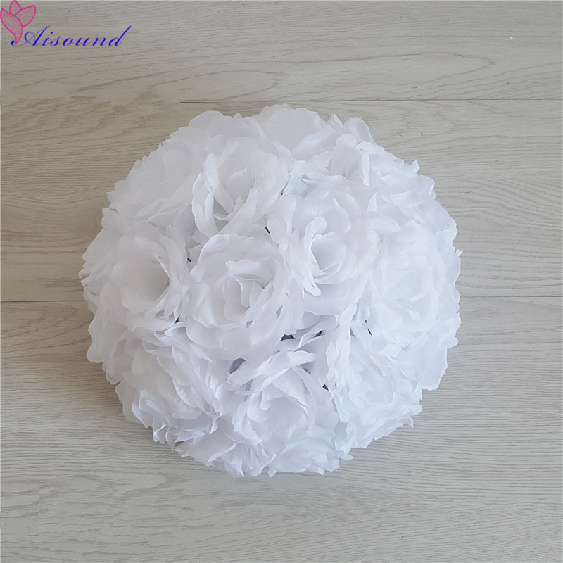 2019 Hanging Decor Flower Ball Centerpieces Silk Rose Wedding