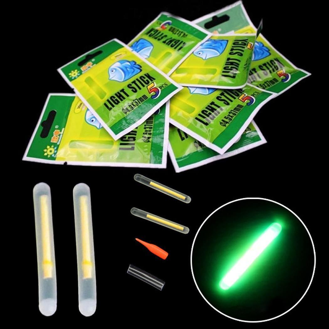 100pcs Fishing Fluorescent Light Stick Luminous Stick Night Float Glow Stick