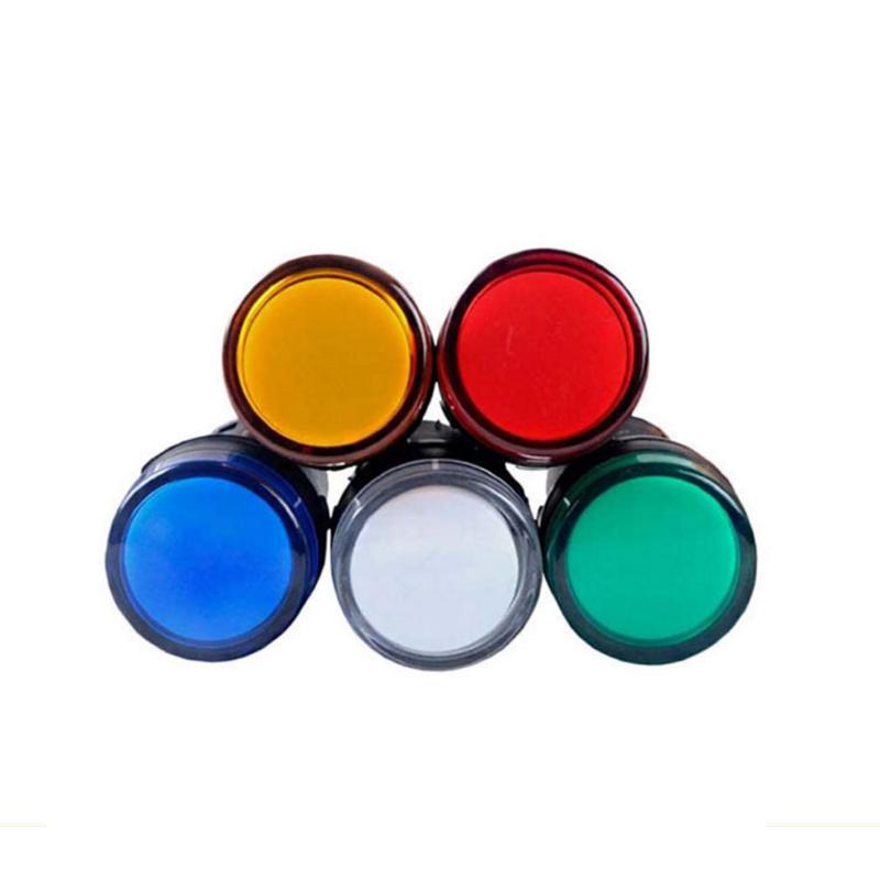 

High Quality 1PCS AC 220V Panel Mount LED Power Indicator Pilot Signal Light Lamp Bicycle HandlebarLights Bicycle Accessories
