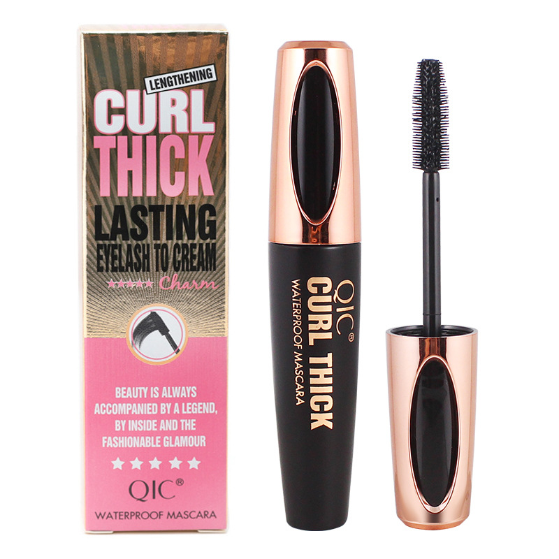 

Tamax MP002 QIC 4D Silk Fiber Lash Mascara Waterproof Rimel Mascara For Eyelash Extension Black Thick Lengthening Eye Lashes brush 1PC