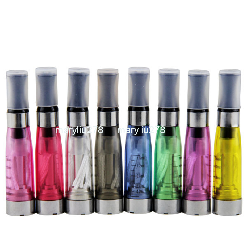 

e-cigarette Ego CE4 Atomizer Cartomizer ce5 ce6 tank 1.6ml Vaporizer for ego-t ego-k battery e cigarette starter kits 8 colors