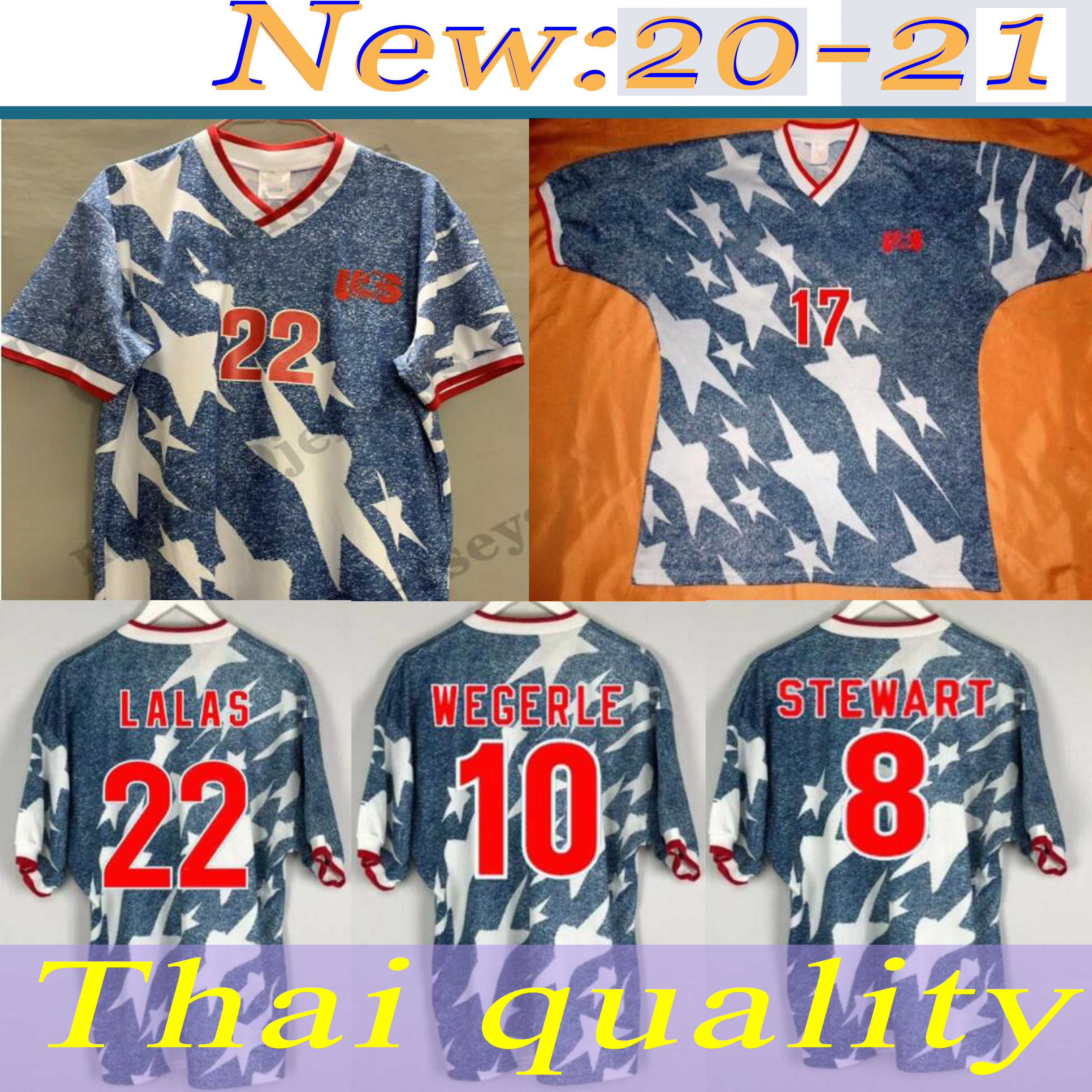 

THE 1994 World Cup classic United States Away Shirt retro soccer jerseys Wegerle Lalas Ramos Balboa 94 USA classic football shirts, 1994adult