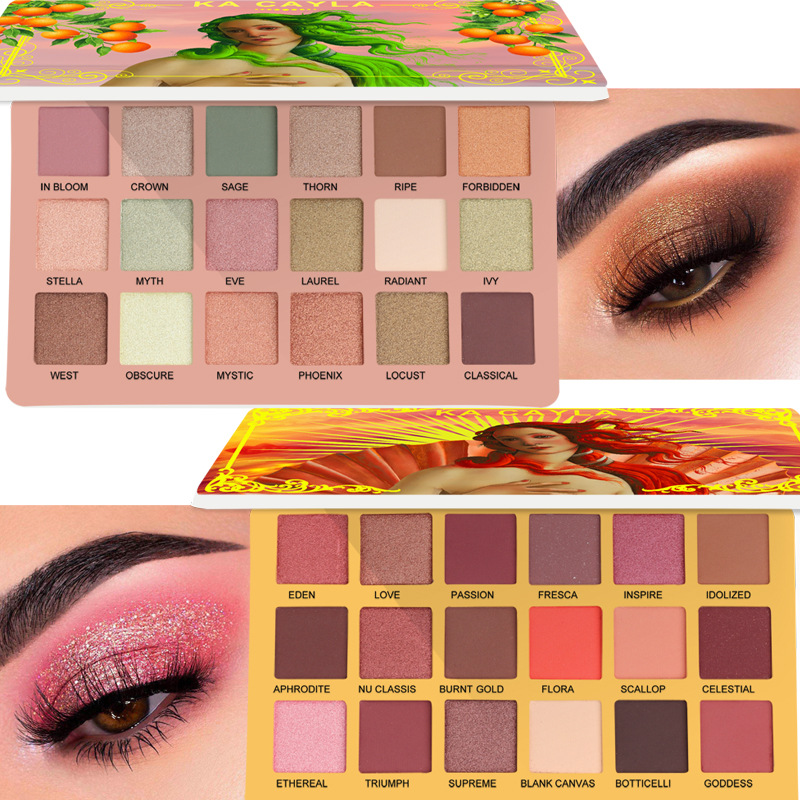 

18 Color Eyeshadow Pallete Matte Shimmer Eyeshadow Waterproof Long-lasting Makeup palette Cosmetics