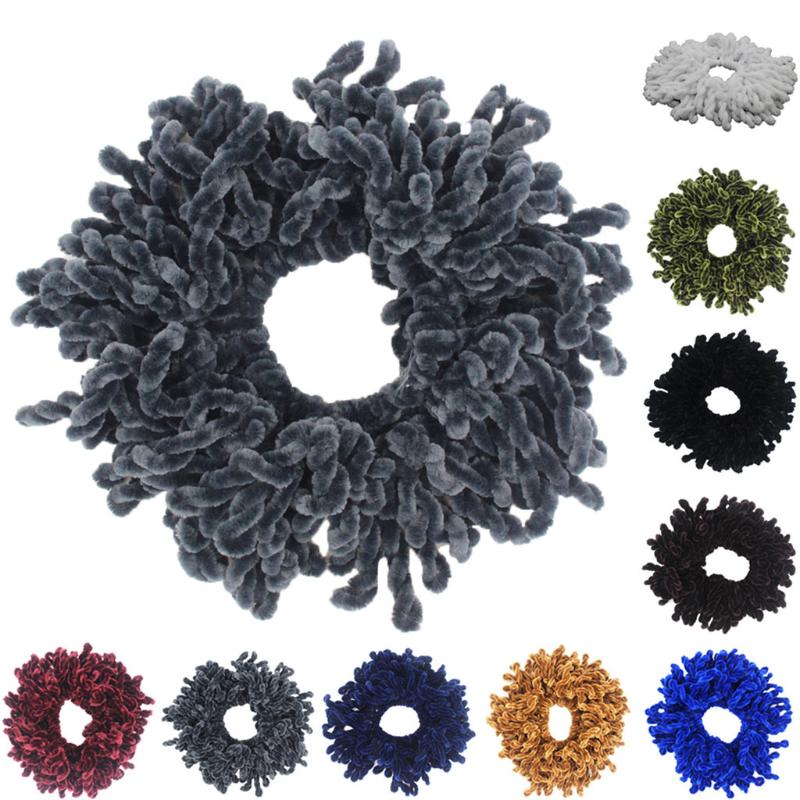 

New Flexible Rubber Band Simple Hijab Volumizing Scrunchie Large Hair Bow Headwear Bind Tie Ponytail Holder Accessories