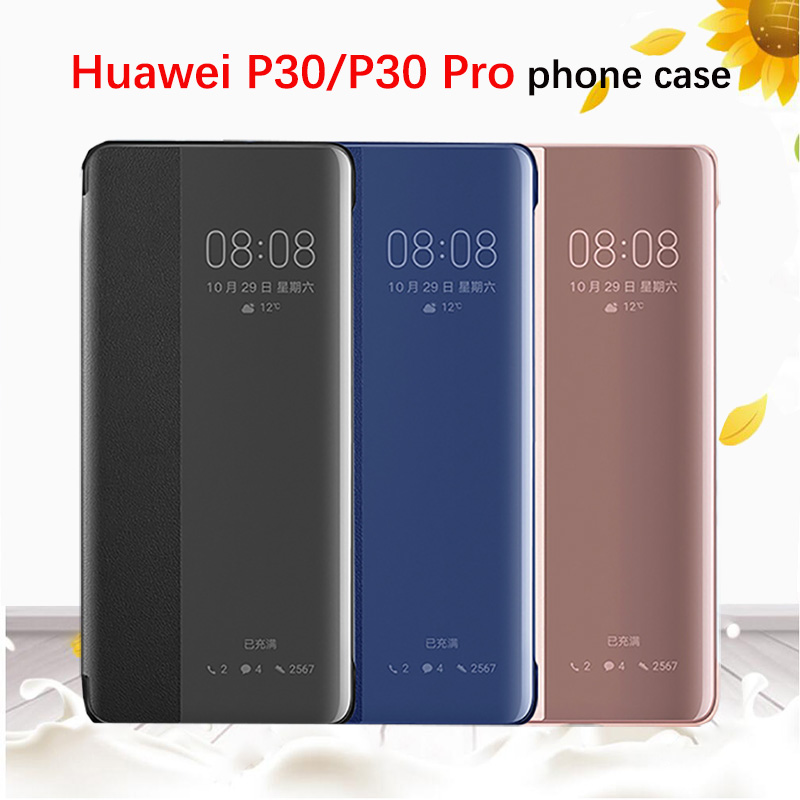 Funda de cuero huawei p30 funda protectora FLIP CASE COVER ETUI WALLET imán cáscara
