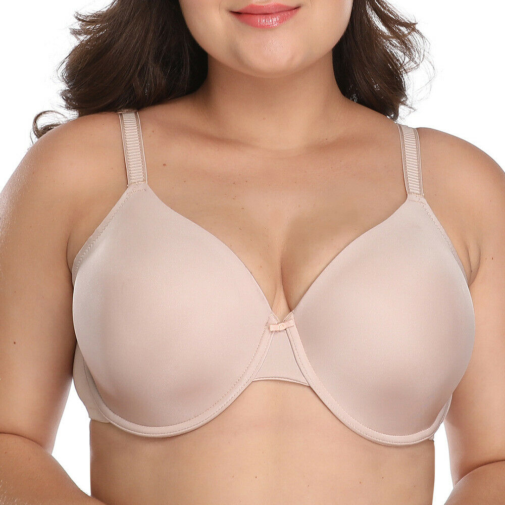 DELIMIRA Donna Reggiseno Minimizer Copertura Completa con Ferretto Taglie Forti DELIMIRA Donna Reggiseno Minimizer Copertura Completa con Ferretto Taglie Forti