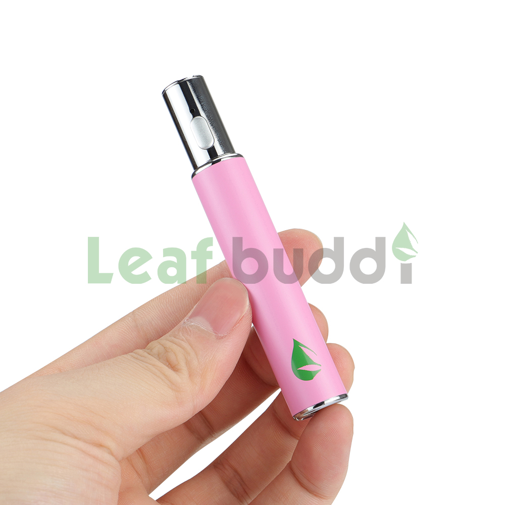 

Free Shipping New Unqiue Design LEAF BUDDI MAX III 3 passthrough 650MAH Slim Battery VS Evod Battery For 510 Thread Cartridges
