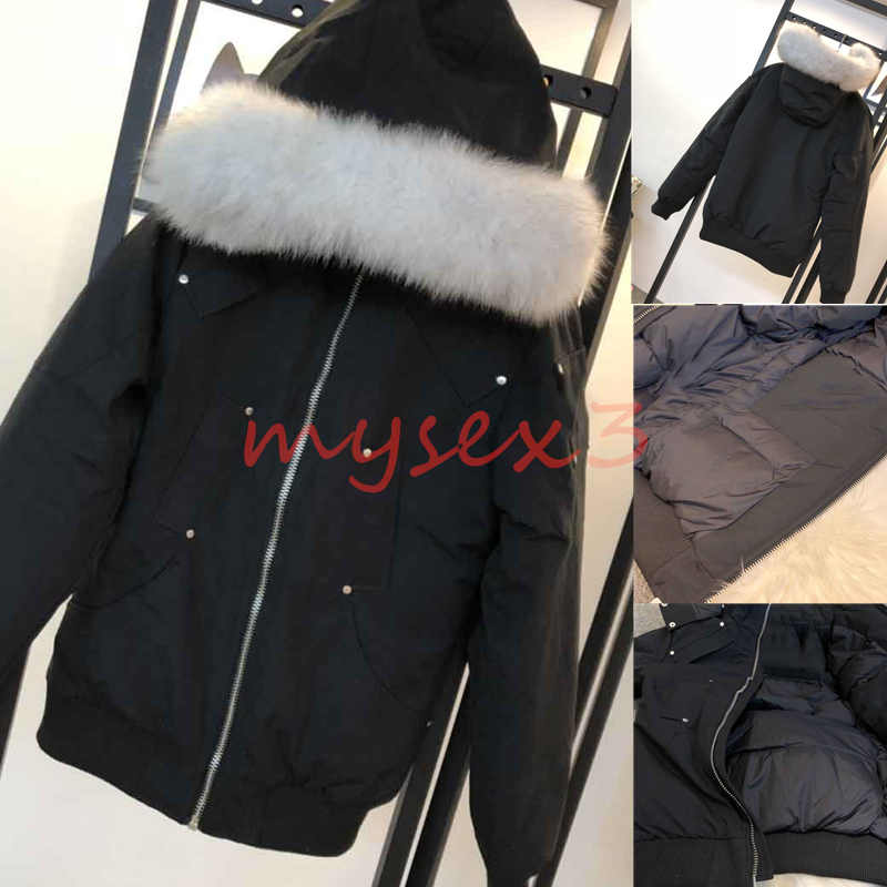 

Top quality Winter men Jacket real fur Puffer Jackets Men's Goose Down Jacket Parka Mens Bombers Coat Windbreaker Outdoor Warm size XS-3XL, Photo color