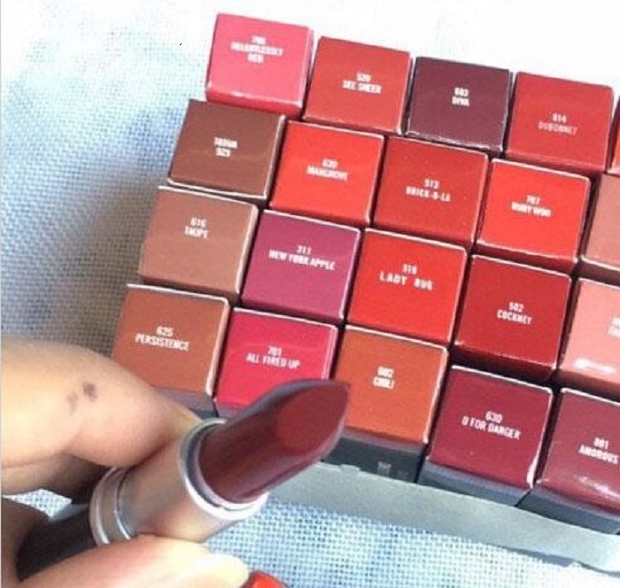 

100pcs Matte Retro Lipstick Makeup Luster Lipstick 13 colors Aluminum tube lipstick CHILI LADY DANGER Drop Ship, Mixed color