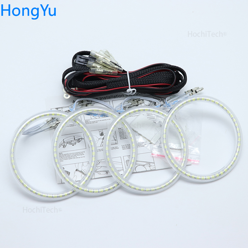 

For Super Bright white color 3528 SMD led Angel Eyes kit daytime running light DRL