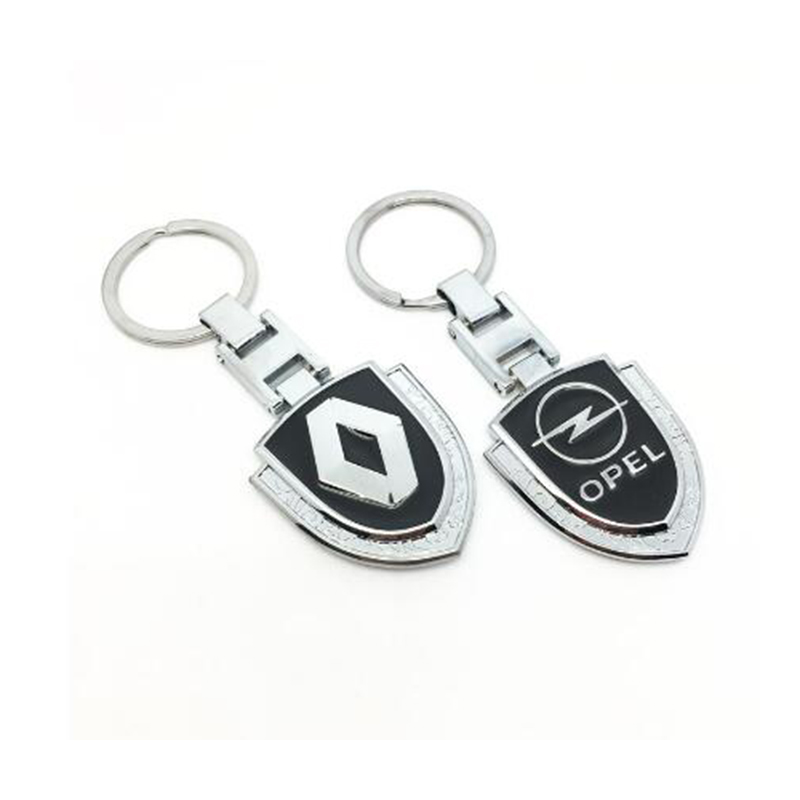 Black Nissan Bottle Opener Keychain key ring silver car truck symbol